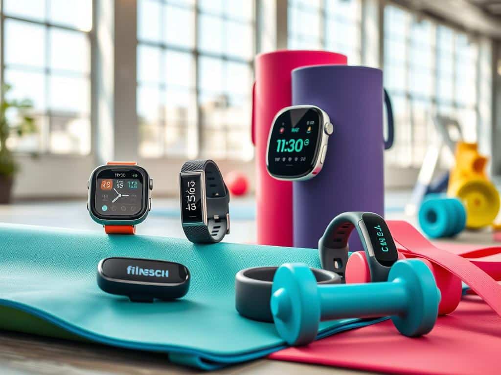 health tracking with wearable devices and workout gear