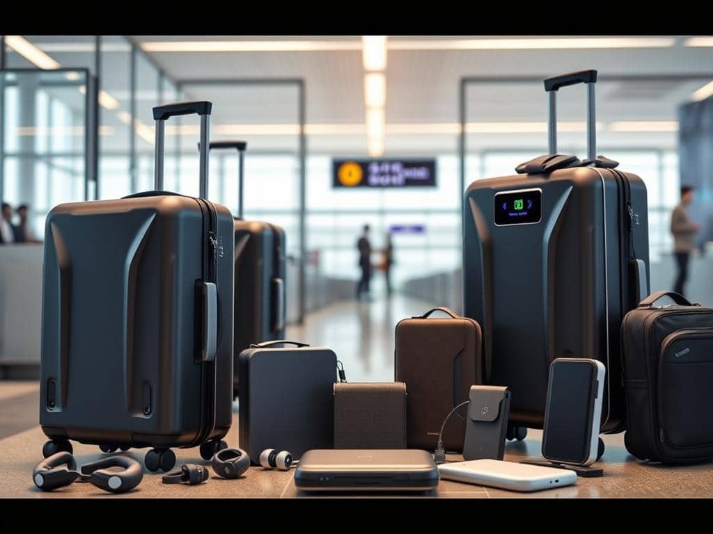 smart luggage and travel gadgets