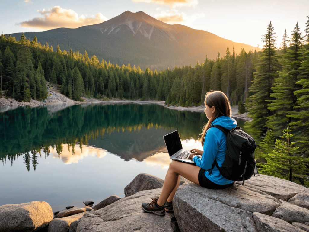 Digital Nomad Travel Laptop