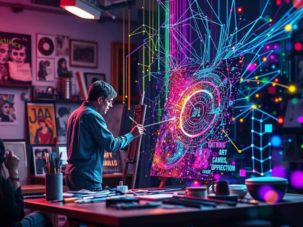 collaboration between artists and AI