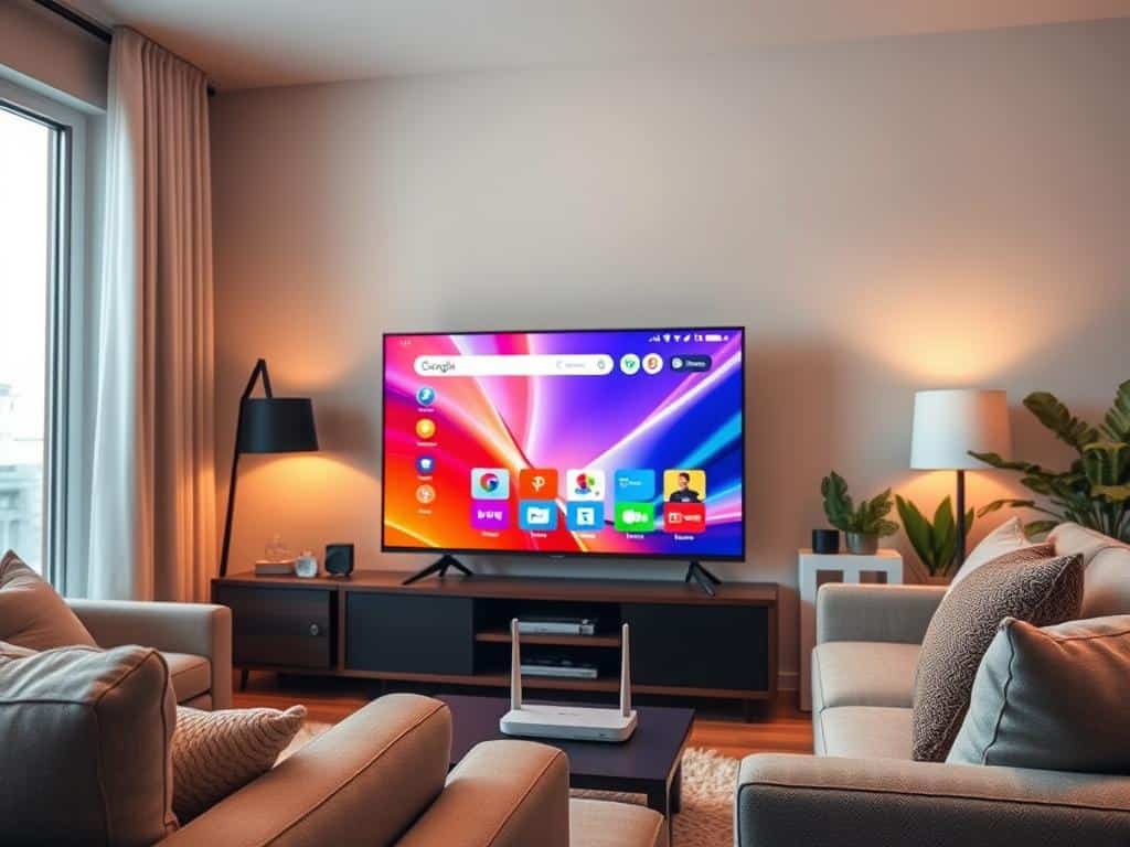 Smart TV internet connection